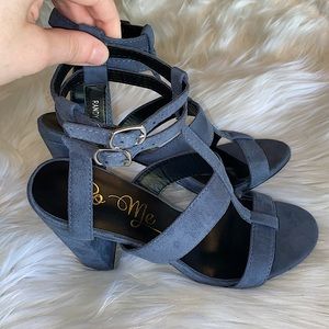 So Me Randy size 8 dark blue high heels NWOT